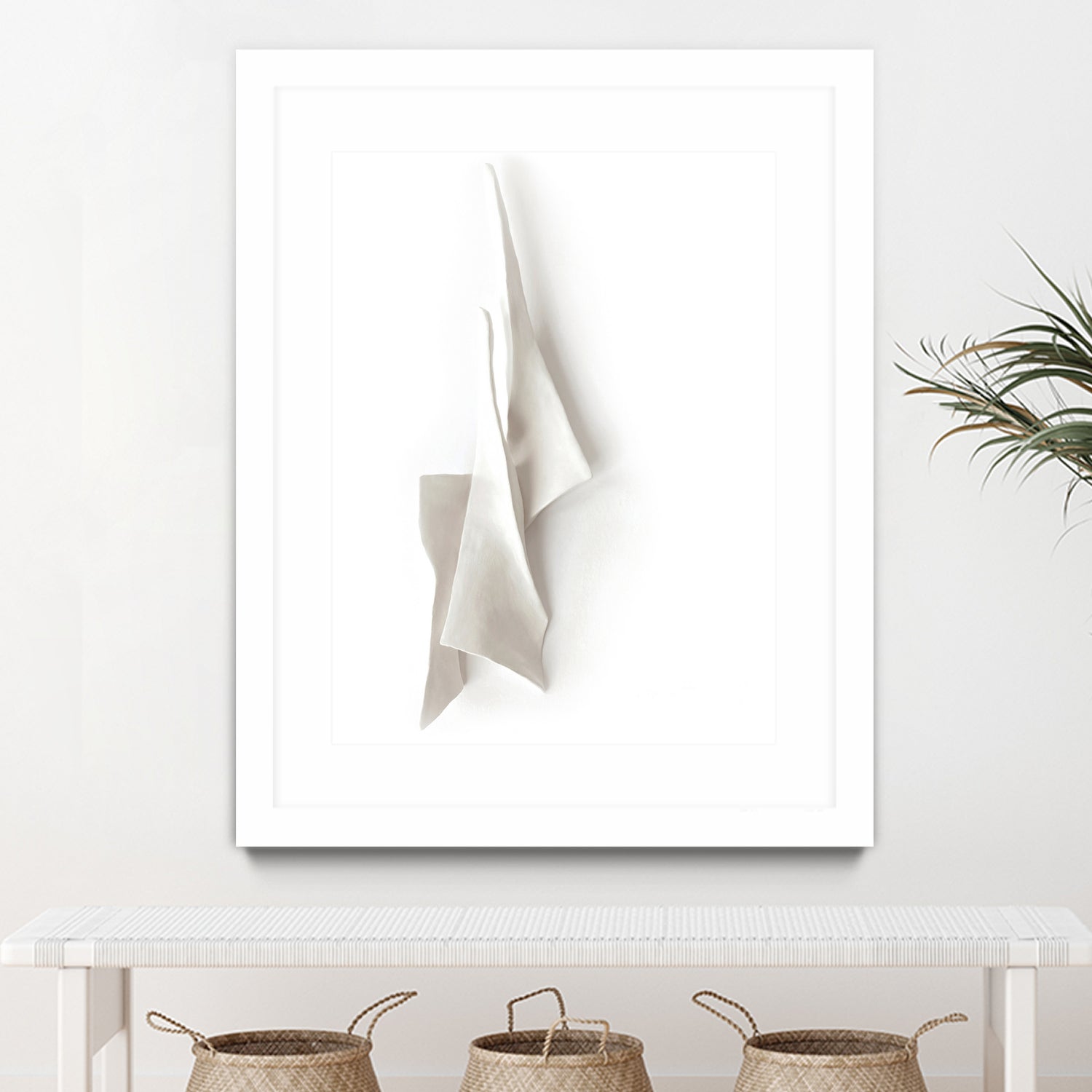White Elegance by Jenja Braun on GIANT ART - flowers and plants minimalist-art