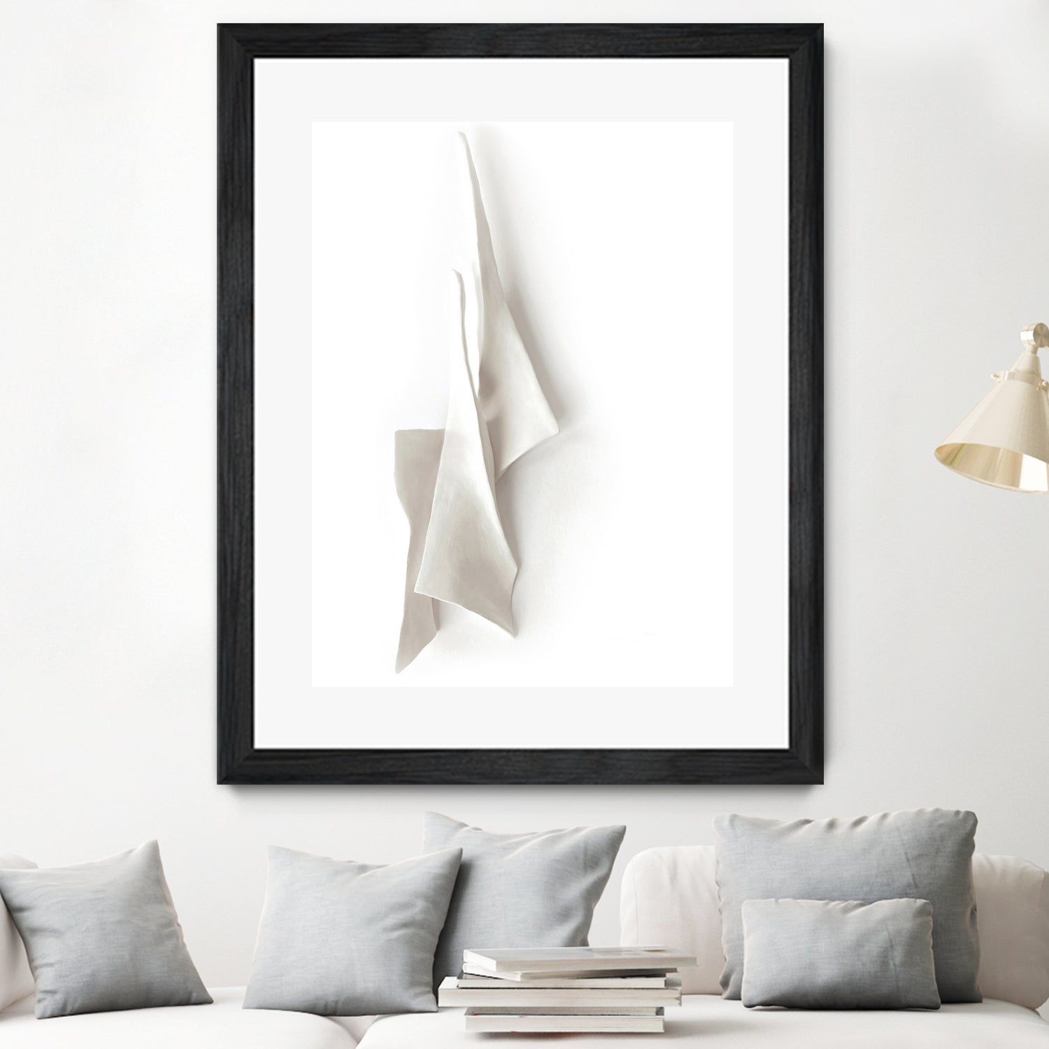 White Elegance by Jenja Braun on GIANT ART - flowers and plants minimalist-art