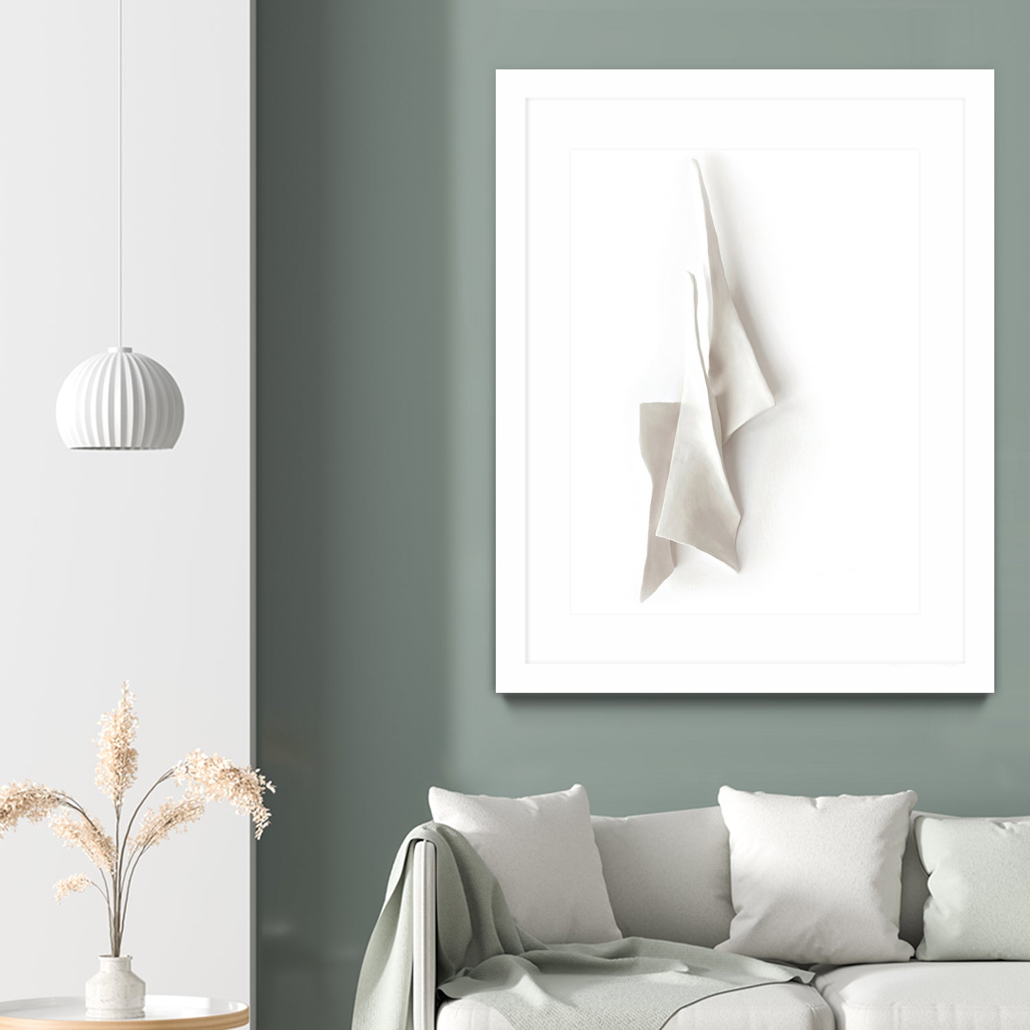 White Elegance by Jenja Braun on GIANT ART - flowers and plants minimalist-art