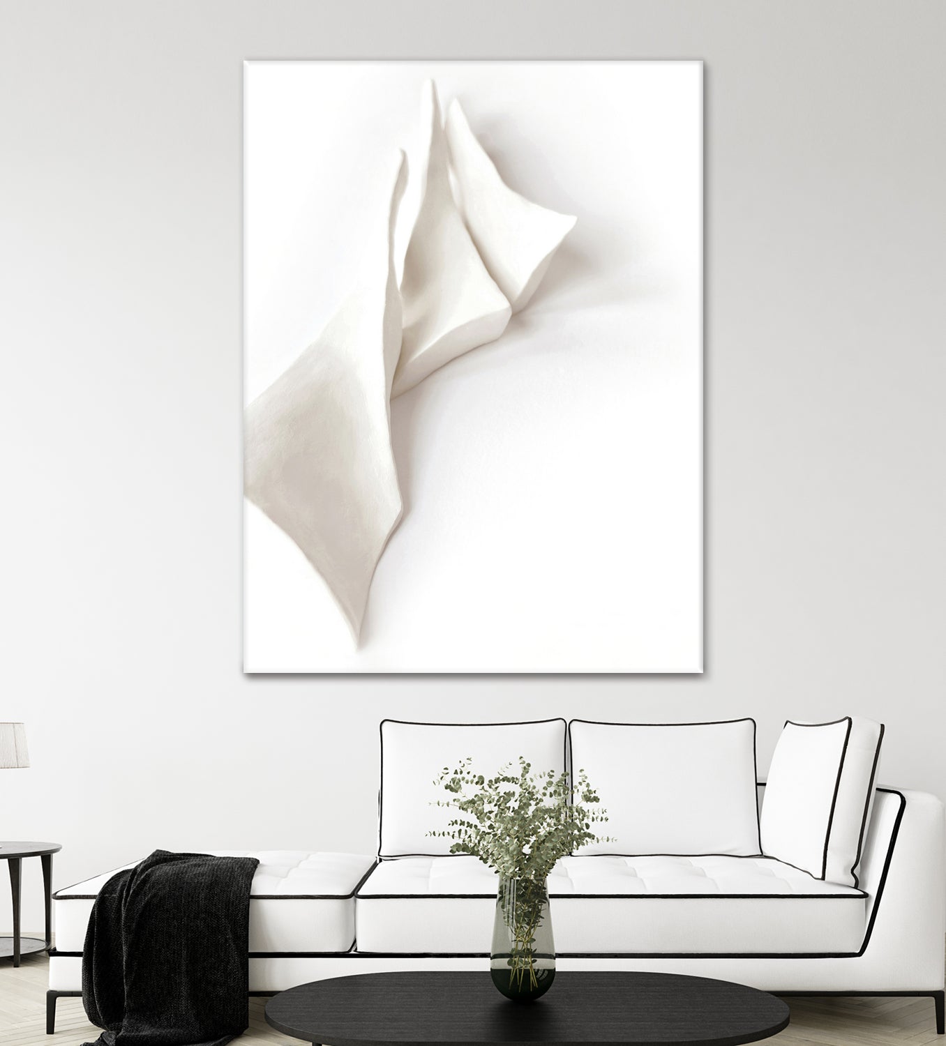 Folded Whispers by Jenja Braun on GIANT ART - flowers and plants minimalist decor