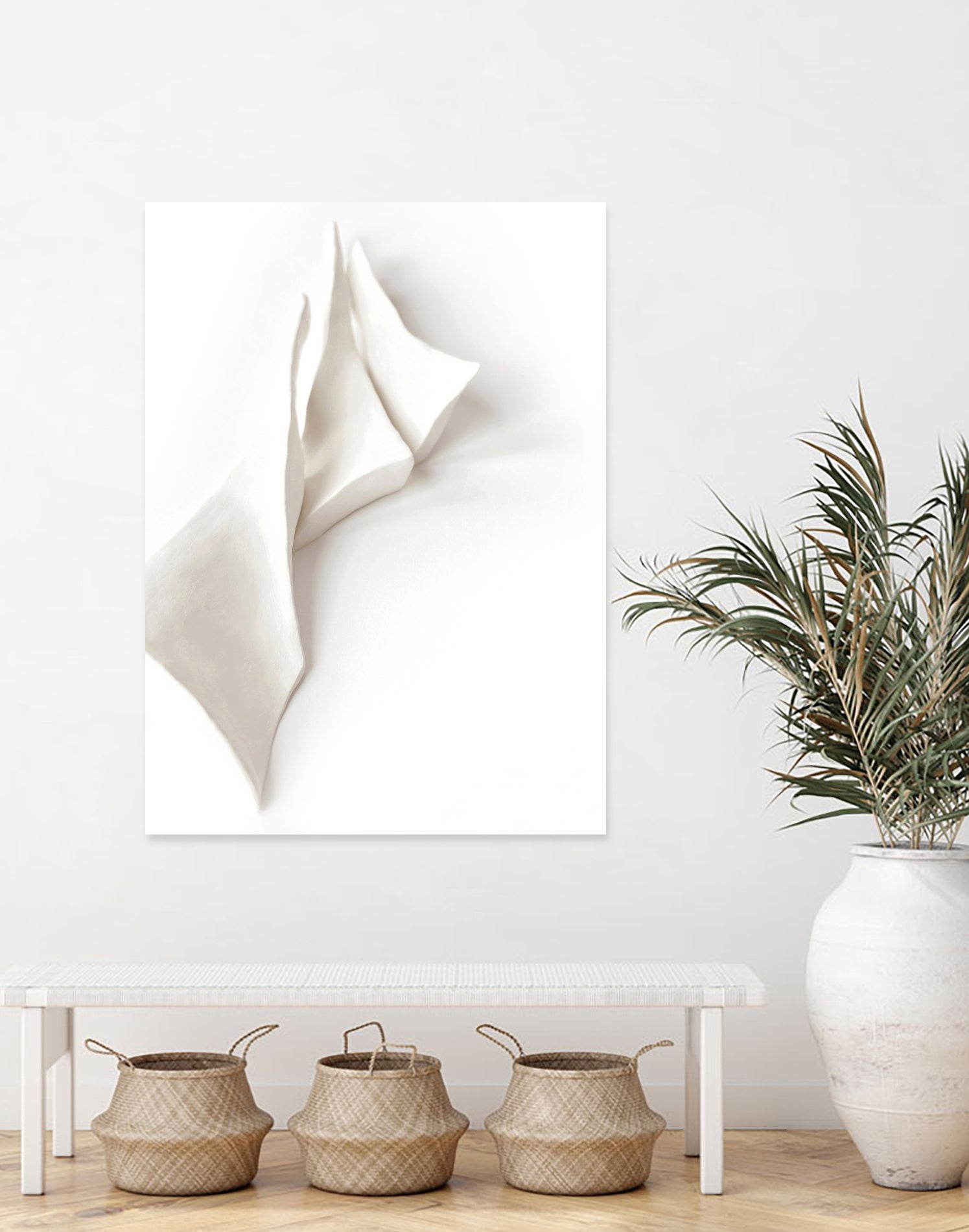 Folded Whispers by Jenja Braun on GIANT ART - flowers and plants minimalist decor