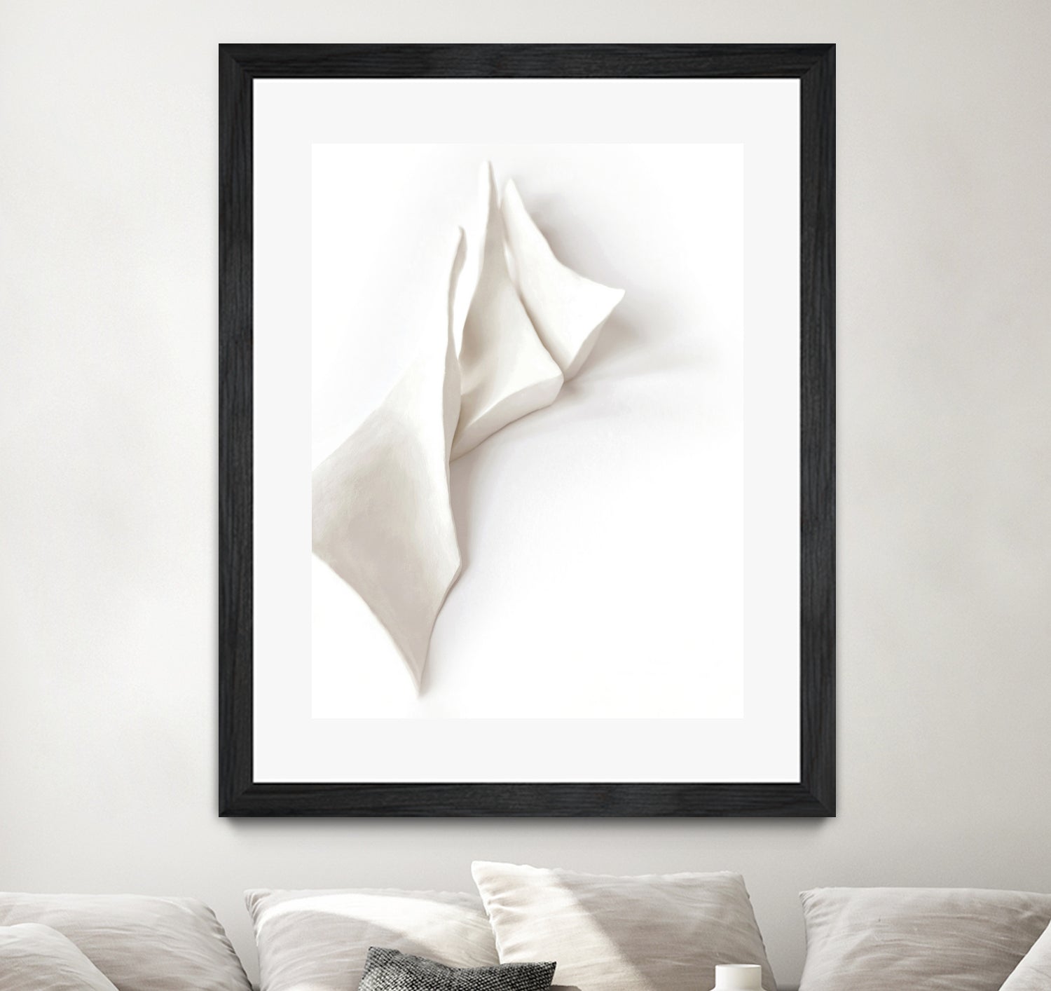 Folded Whispers by Jenja Braun on GIANT ART - flowers and plants minimalist decor