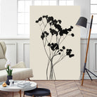 Modern Plant by THE MIUUS STUDIO on GIANT ART -  black