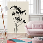 Modern Plant by THE MIUUS STUDIO on GIANT ART -  black