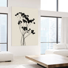 Modern Plant by THE MIUUS STUDIO on GIANT ART -  black