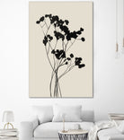 Modern Plant by THE MIUUS STUDIO on GIANT ART -  black