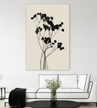 Modern Plant by THE MIUUS STUDIO on GIANT ART -  black