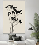 Modern Plant by THE MIUUS STUDIO on GIANT ART -  black