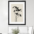 Modern Plant by THE MIUUS STUDIO on GIANT ART -  black