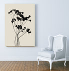 Modern Plant by THE MIUUS STUDIO on GIANT ART -  black