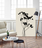 Modern Plant by THE MIUUS STUDIO on GIANT ART -  black