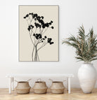 Modern Plant by THE MIUUS STUDIO on GIANT ART -  black