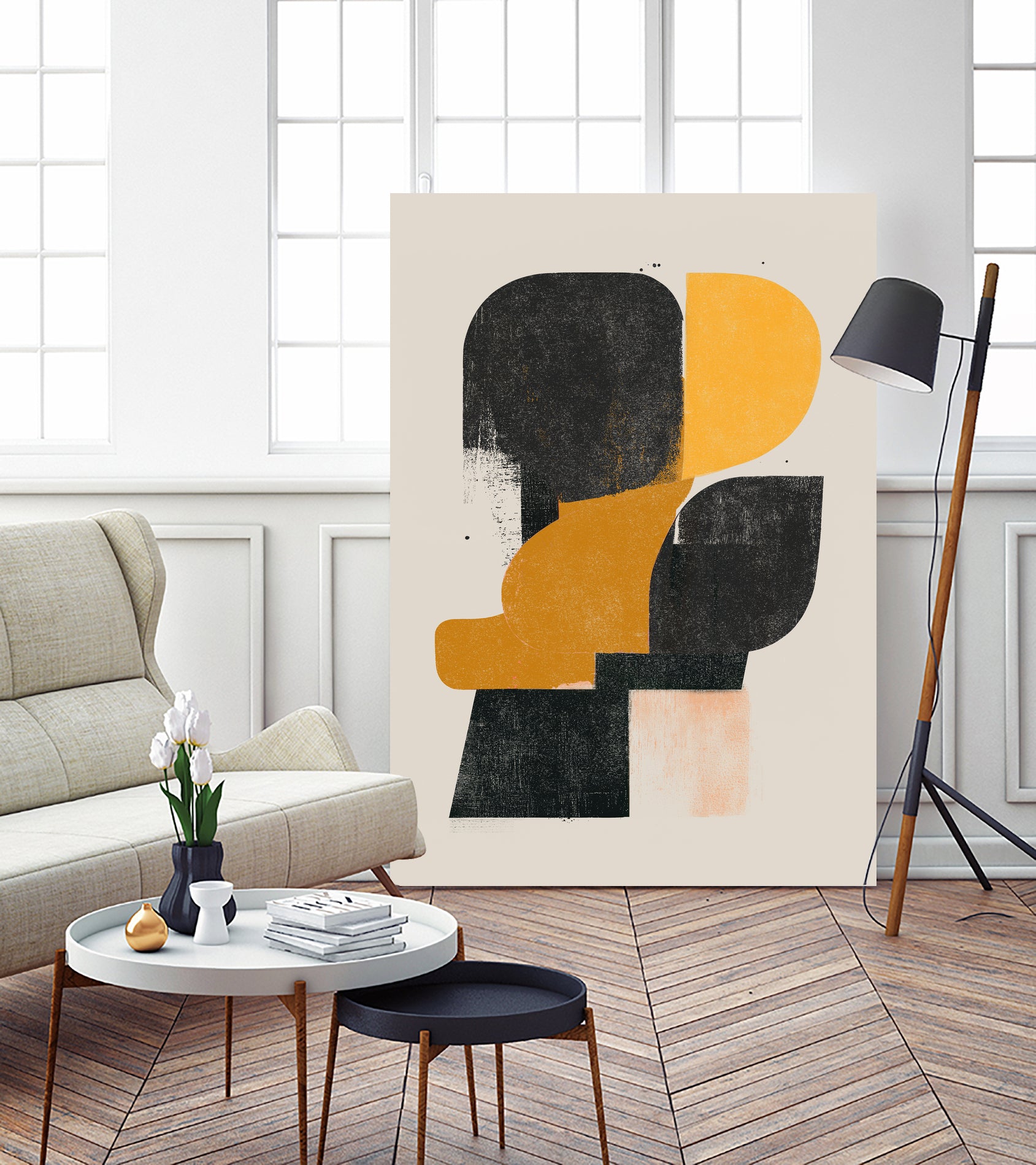 Abstract Shapes No.1 by THE MIUUS STUDIO on GIANT ART -  abstract