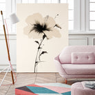 Hibiscus In Beige by Andreas Magnusson on GIANT ART -  hibiscus