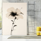 Hibiscus In Beige by Andreas Magnusson on GIANT ART -  hibiscus