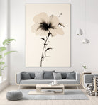 Hibiscus In Beige by Andreas Magnusson on GIANT ART -  hibiscus