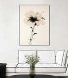 Hibiscus In Beige by Andreas Magnusson on GIANT ART -  hibiscus