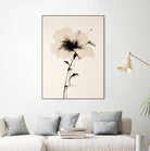 Hibiscus In Beige by Andreas Magnusson on GIANT ART -  hibiscus