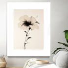 Hibiscus In Beige by Andreas Magnusson on GIANT ART -  hibiscus