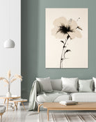 Hibiscus In Beige by Andreas Magnusson on GIANT ART -  hibiscus