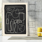 Flowing Lines Maze by City Art on GIANT ART - abstract abstract art print