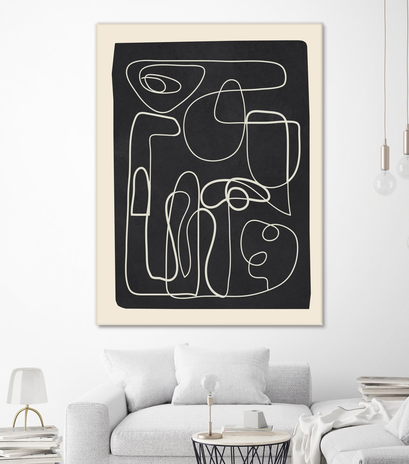 Flowing Lines Maze by City Art on GIANT ART - abstract abstract art print