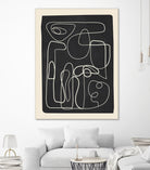Flowing Lines Maze by City Art on GIANT ART - abstract abstract art print