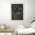 Flowing Lines Maze by City Art on GIANT ART - abstract abstract art print