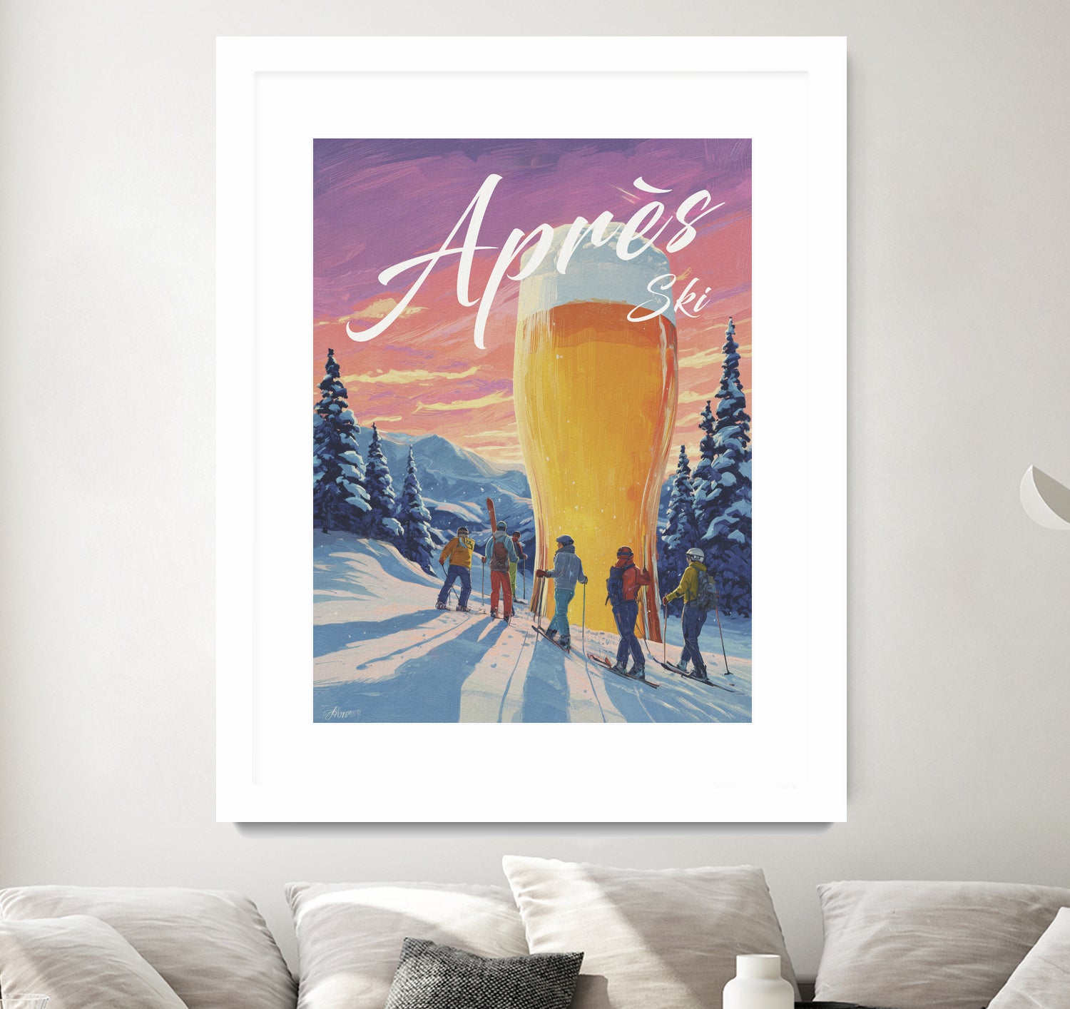 Apres Ski by Andreas Magnusson on GIANT ART - food and drinks ski