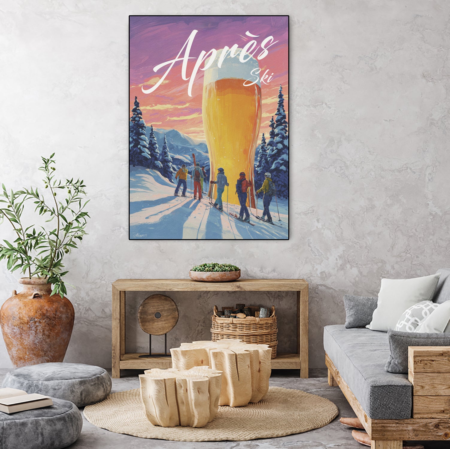 Apres Ski by Andreas Magnusson on GIANT ART - food and drinks ski