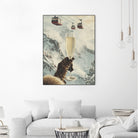 Bubbly Skiing by Andreas Magnusson on GIANT ART - figurative champagne