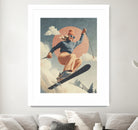 Skiing Adventure by Emel Tunaboylu on GIANT ART -  skiing25