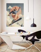 Skiing Adventure by Emel Tunaboylu on GIANT ART -  skiing25