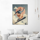 Skiing Adventure by Emel Tunaboylu on GIANT ART -  skiing25