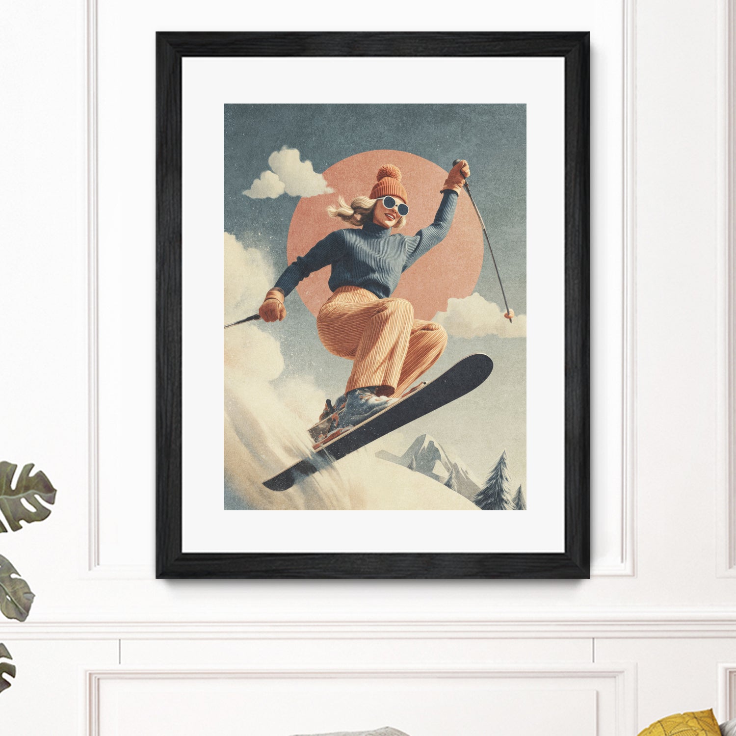 Skiing Adventure by Emel Tunaboylu on GIANT ART -  skiing25