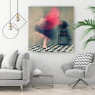 Hop skip and jump by Mel on GIANT ART - abstract woman