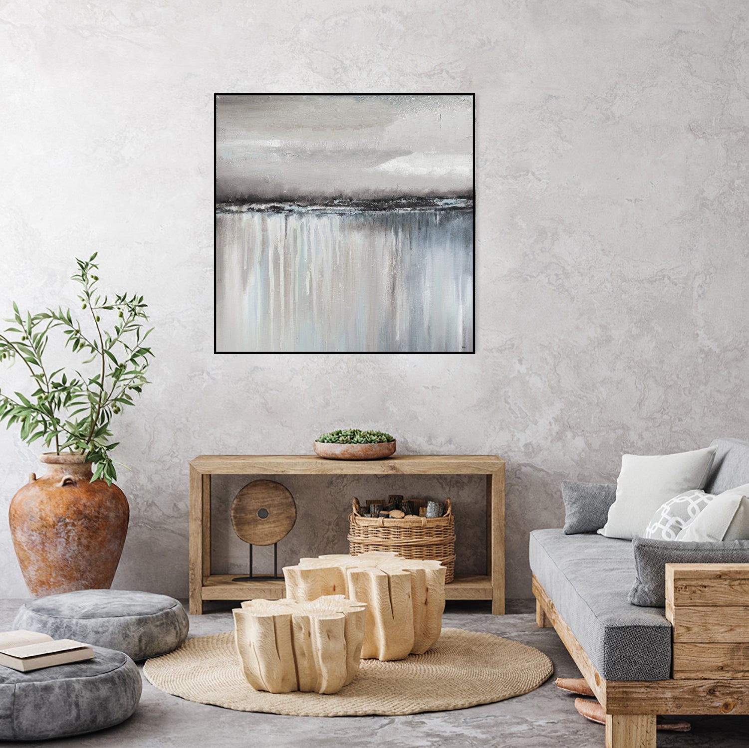 Muted Paysage I by Patricia Pinto on GIANT ART - abstract muted