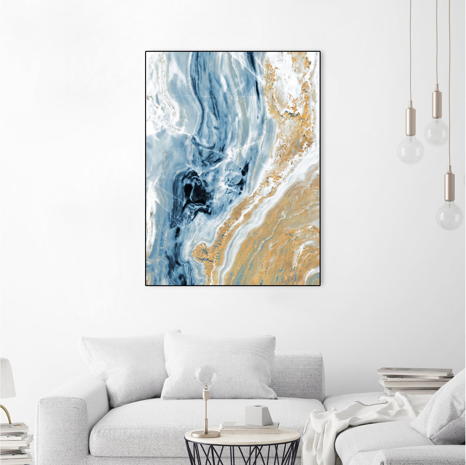 Blue Quartz Top by Susan Bryant on GIANT ART - photography blue