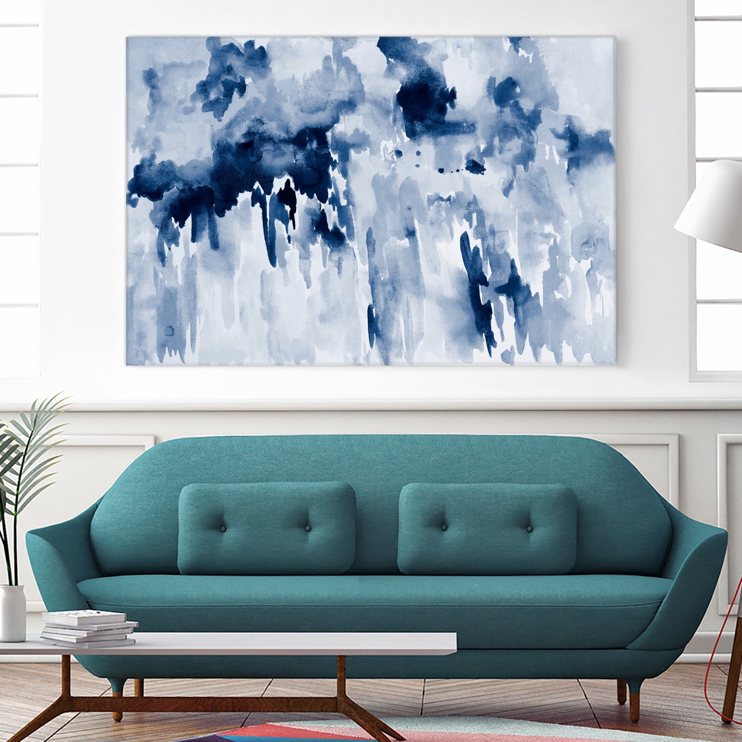 Blueberry Splatter Abstract by Kat Papa on GIANT ART - abstract blueberry