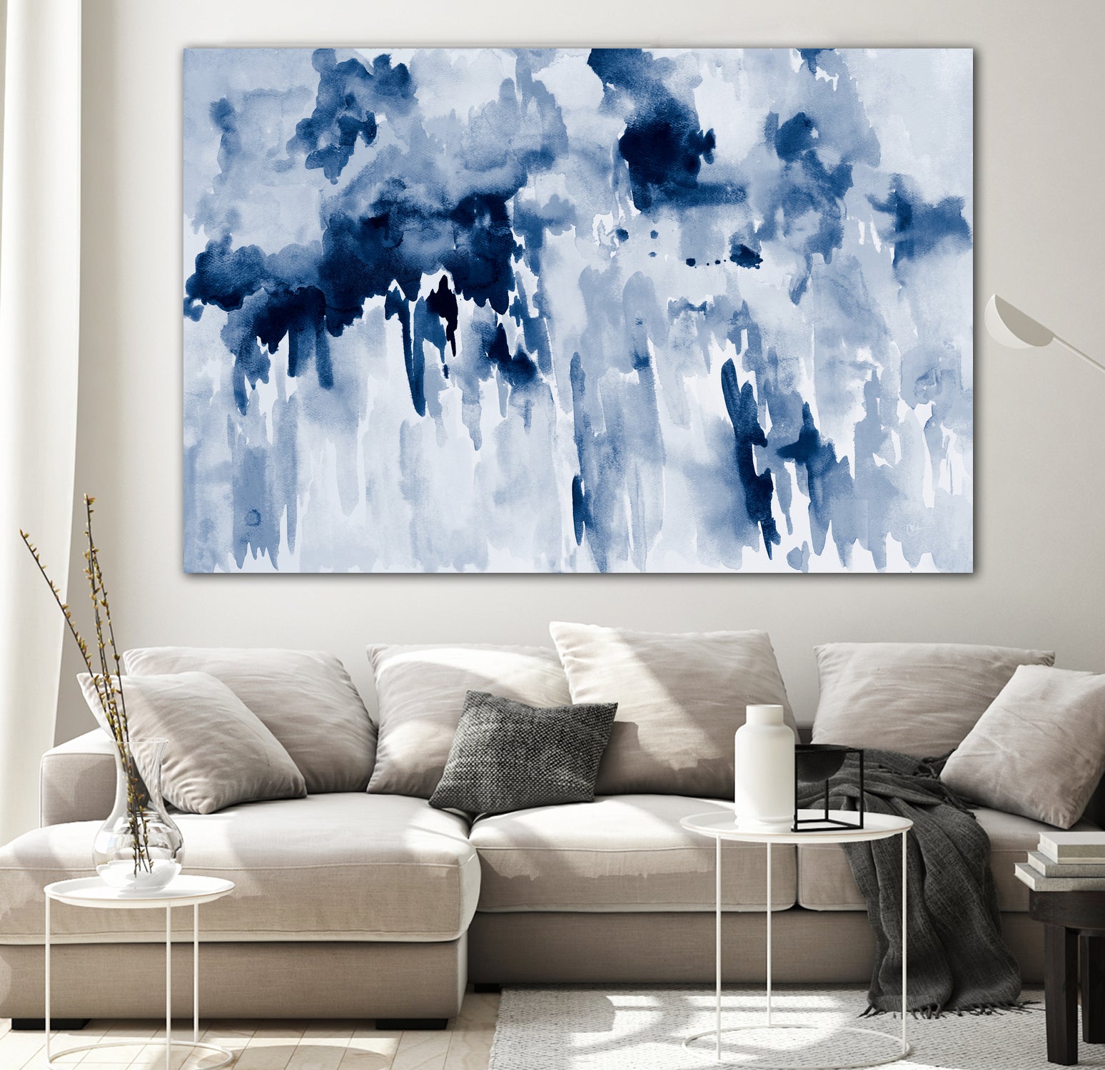 Blueberry Splatter Abstract by Kat Papa on GIANT ART - abstract blueberry