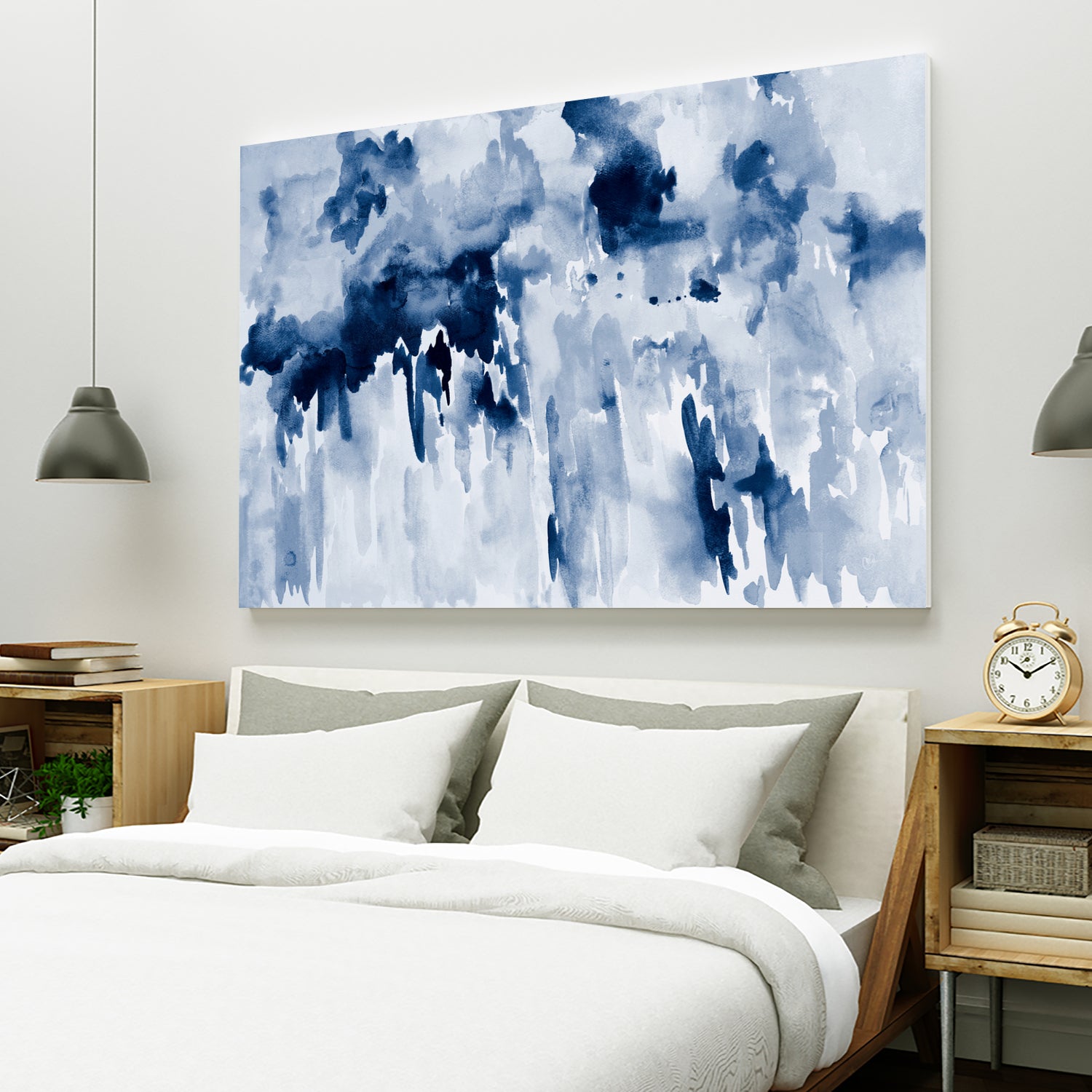 Blueberry Splatter Abstract by Kat Papa on GIANT ART - abstract blueberry