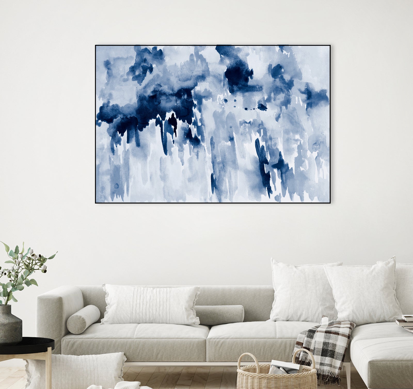 Blueberry Splatter Abstract by Kat Papa on GIANT ART - abstract blueberry