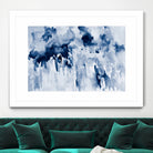 Blueberry Splatter Abstract by Kat Papa on GIANT ART - abstract blueberry