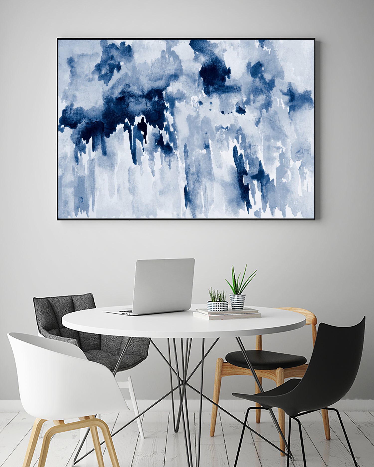 Blueberry Splatter Abstract by Kat Papa on GIANT ART - abstract blueberry