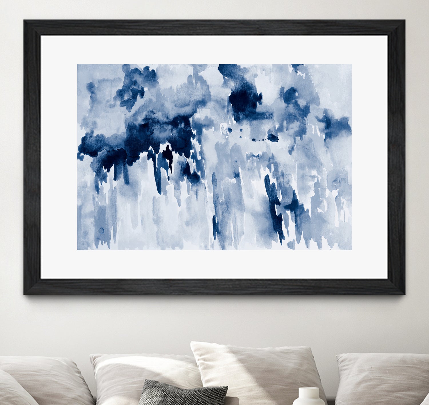 Blueberry Splatter Abstract by Kat Papa on GIANT ART - abstract blueberry