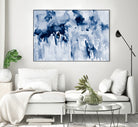 Blueberry Splatter Abstract by Kat Papa on GIANT ART - abstract blueberry