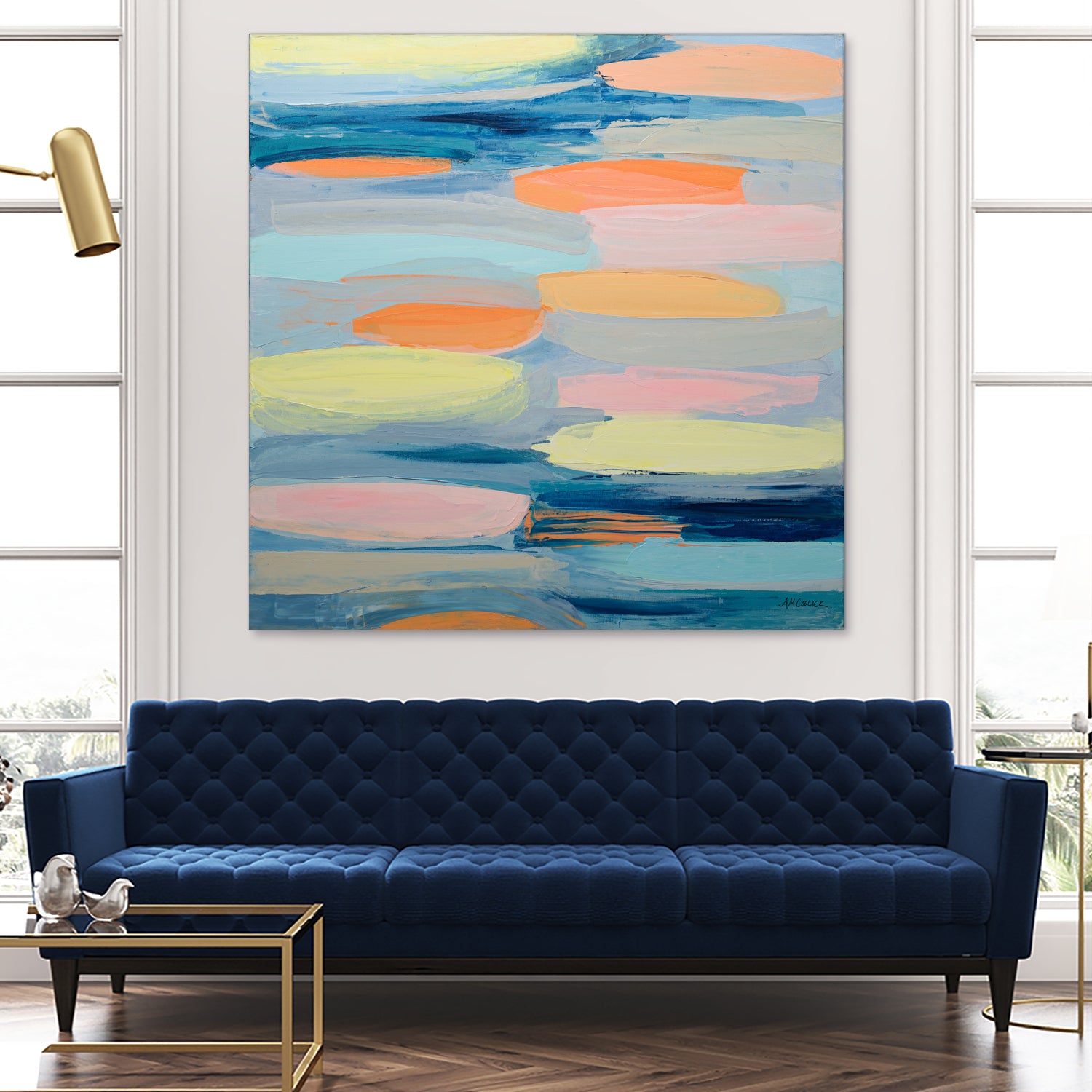 Just Peachy by Ann Marie Coolick on GIANT ART - abstract just