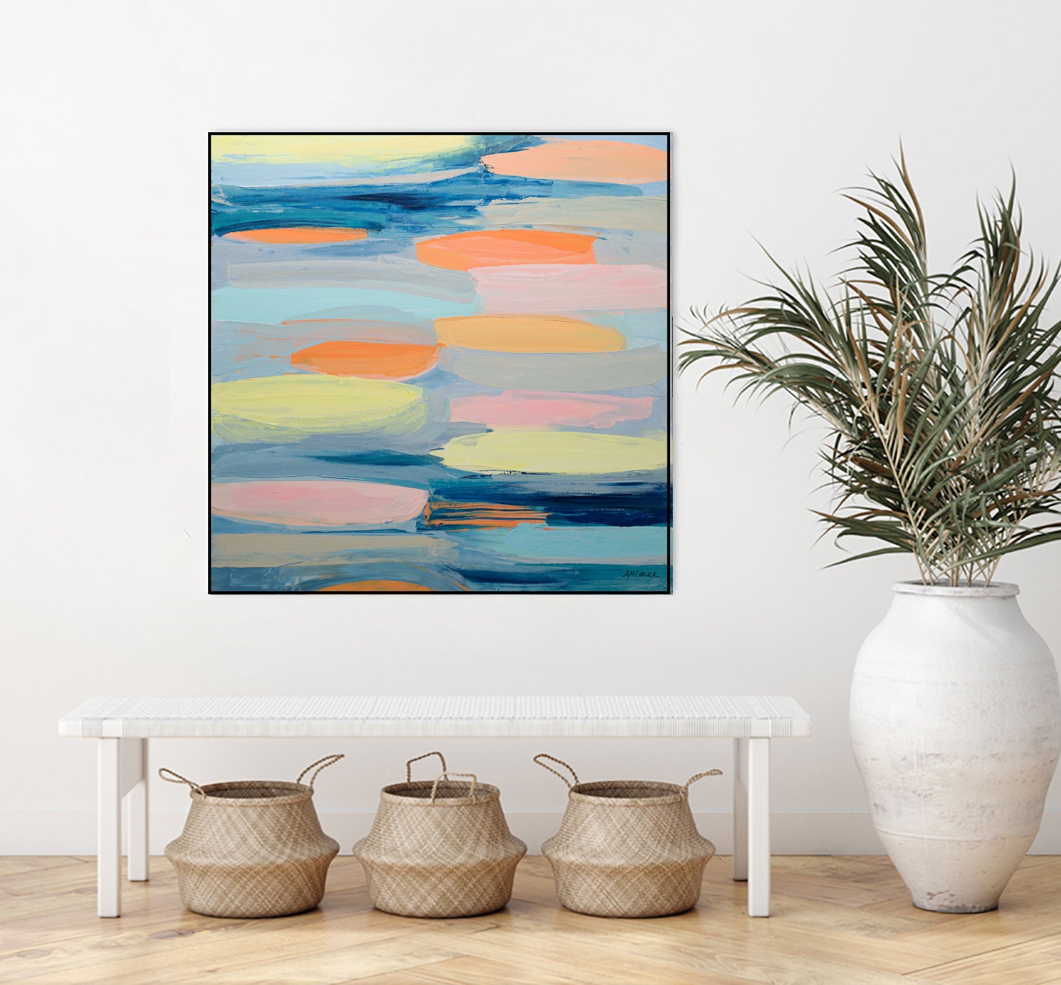 Just Peachy by Ann Marie Coolick on GIANT ART - abstract just