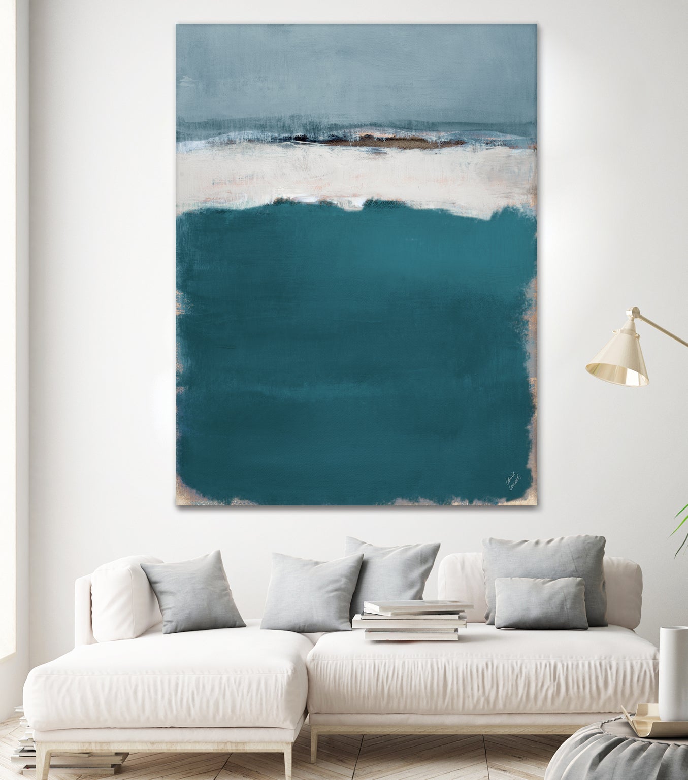 Deep Blue Sea Abstract by Lanie Loreth on GIANT ART - abstract deep