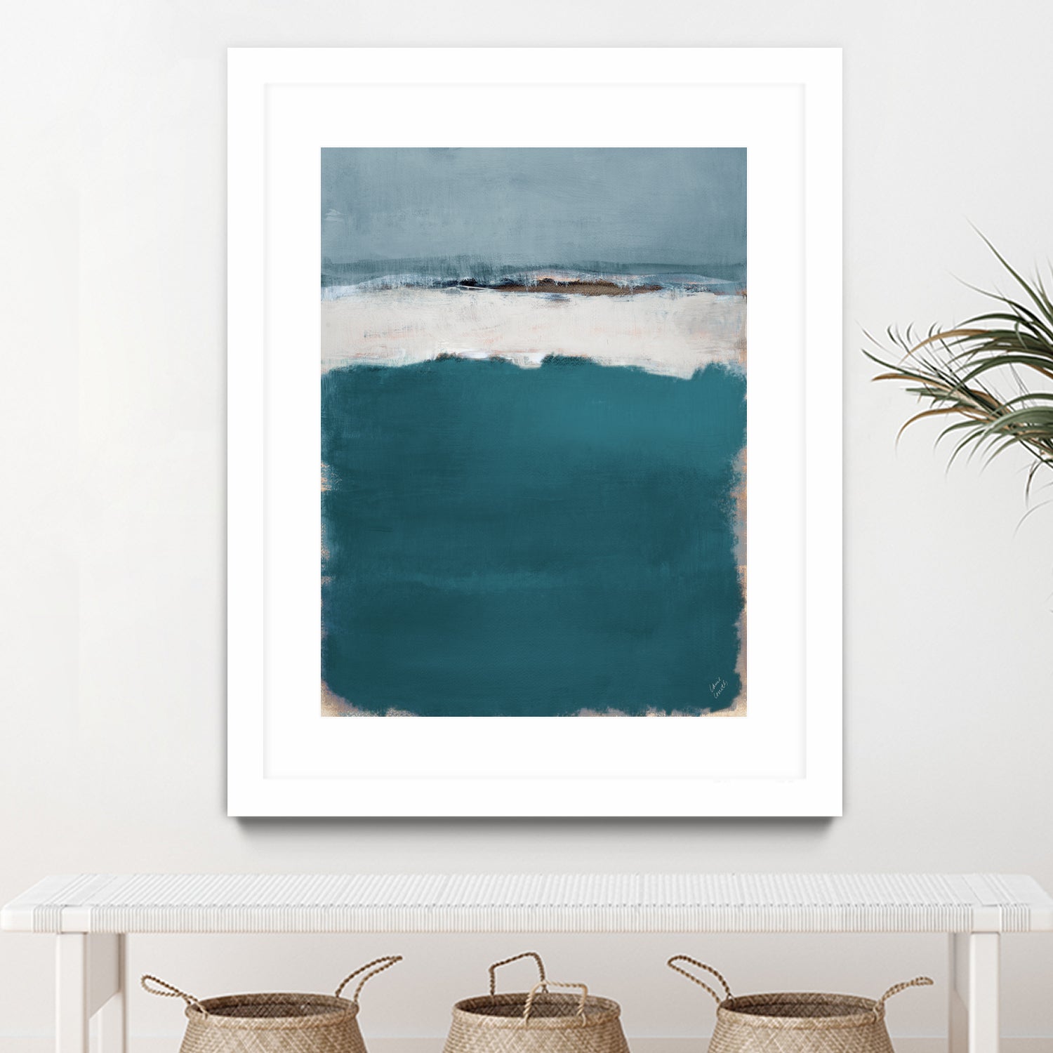 Deep Blue Sea Abstract by Lanie Loreth on GIANT ART - abstract deep